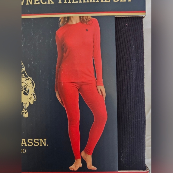 U.S. Polo Assn. Other - U.S. Polo Assn. Women's Red Thermal Set
